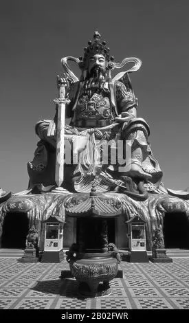 chinese-red-deity-statue-xuan-wu-and-xuantianshangdi-photo-0